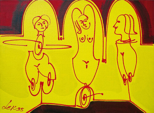 the three charming Dek