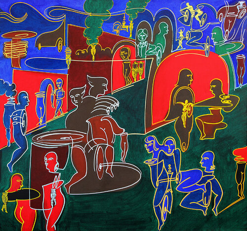 virtual scene di Dek, Pittura in vendita su Singulart