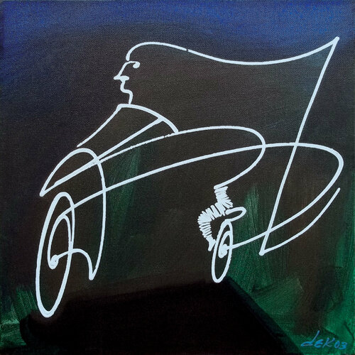 byke by Dek, 油畫 for Sale on Singulart