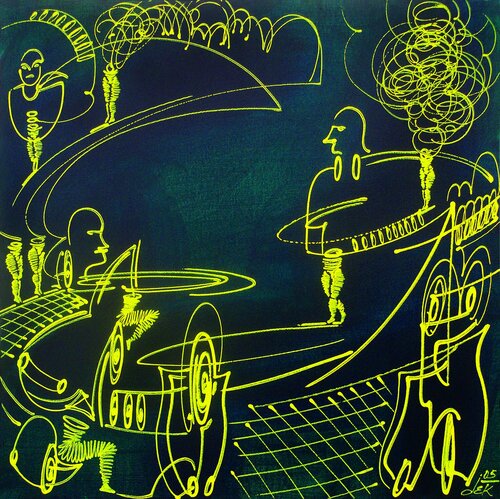 humans tales von Dek, Malerei kaufen auf Singulart