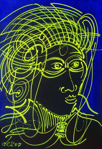 man`s face di Dek, Pittura in vendita su Singulart
