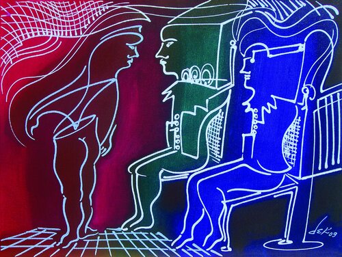 test of dance di Dek, Pittura in vendita su Singulart