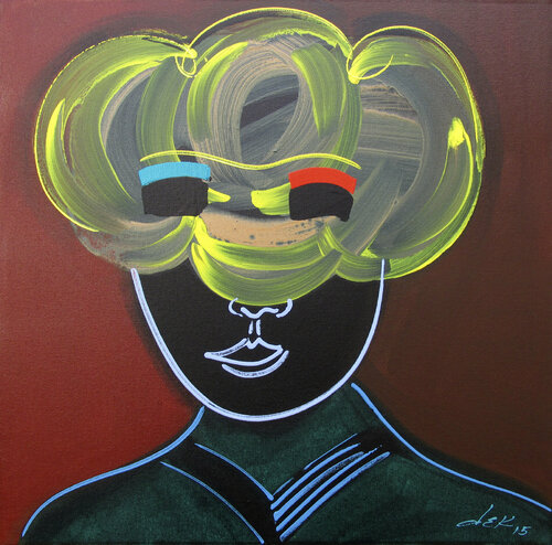 face without eyes von Dek, Malerei kaufen auf Singulart
