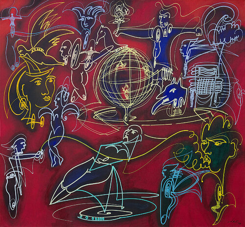 allegories di Dek, Pittura in vendita su Singulart