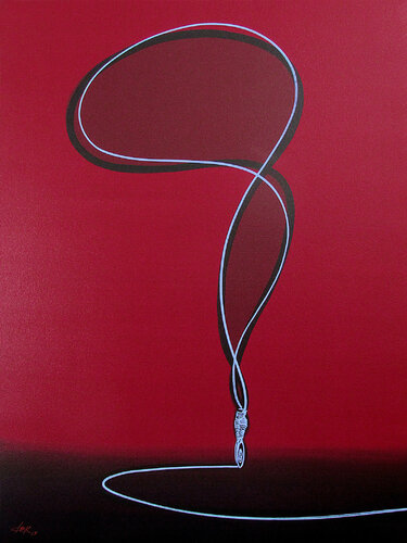 the juggler di Dek, Pittura in vendita su Singulart