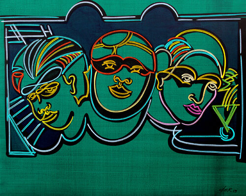 the three ciclysts Dek