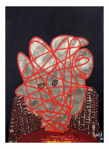 woman`s face von Dek, Digital kaufen auf Singulart