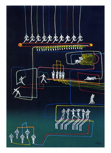 human circuits by Dek, Digital for Sale on Singulart