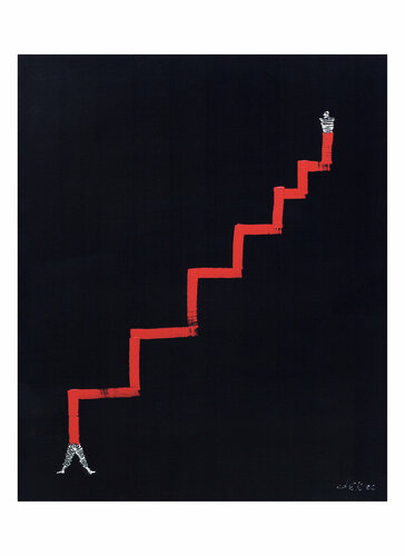 stair man by Dek, Digital for Sale on Singulart