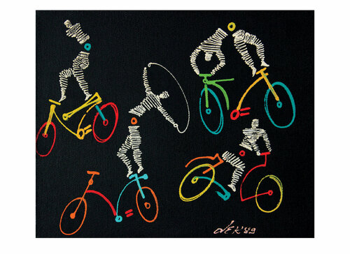 bikes by Dek, Digital for Sale on Singulart