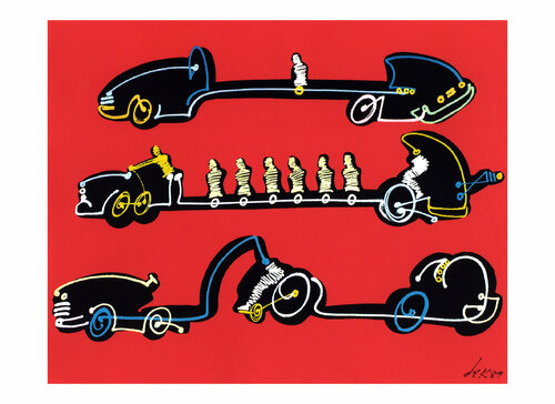 cars by Dek, Digital for Sale on Singulart