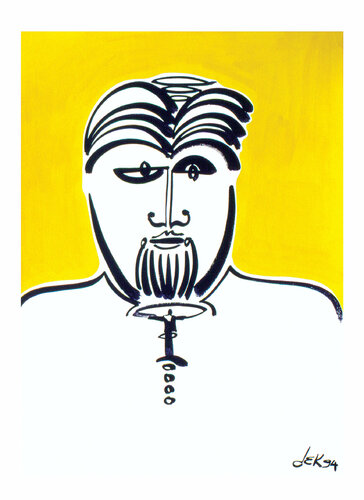 the priest di Dek, Digitale in vendita su Singulart