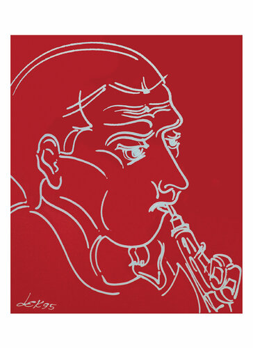 the musician di Dek, Digitale in vendita su Singulart