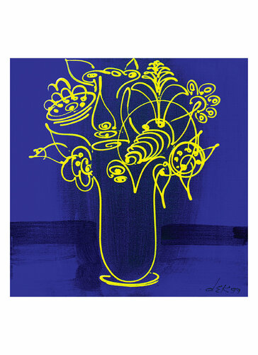 flowers vase de Dek, Digital a la venta en Singulart