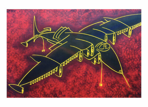 threat by Dek, Digital for Sale on Singulart