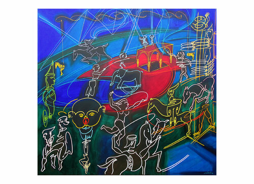 the circus van Dek, Digitaal te koop op Singulart