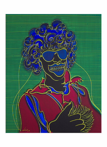 the masked glasses par Dek, Digital en vente sur Singulart