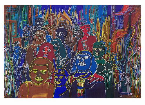 the block of the giants von Dek, Digital kaufen auf Singulart