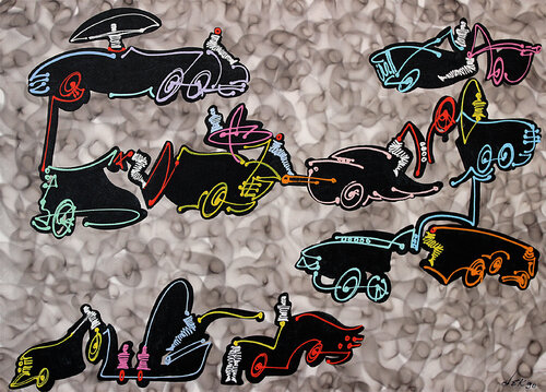 cars di Dek, Pittura in vendita su Singulart