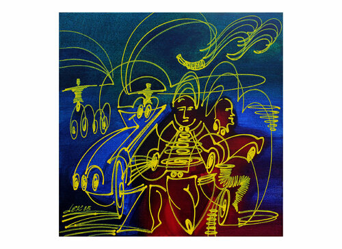 playful scene by Dek, 디지털 for Sale on Singulart