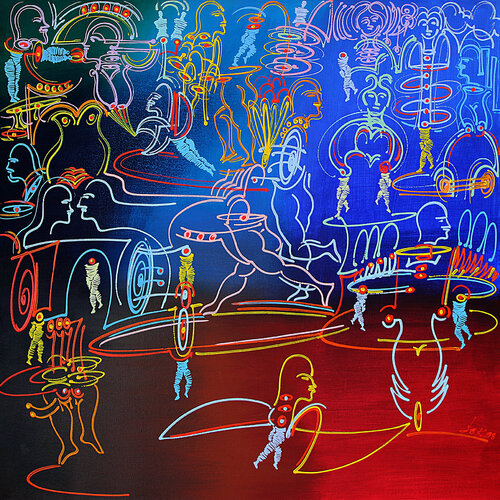 the dance von Dek, Malerei kaufen auf Singulart