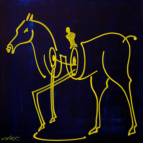 little horse X par Dek, Peinture en vente sur Singulart