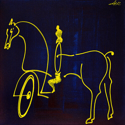 little horse XI von Dek, Malerei kaufen auf Singulart