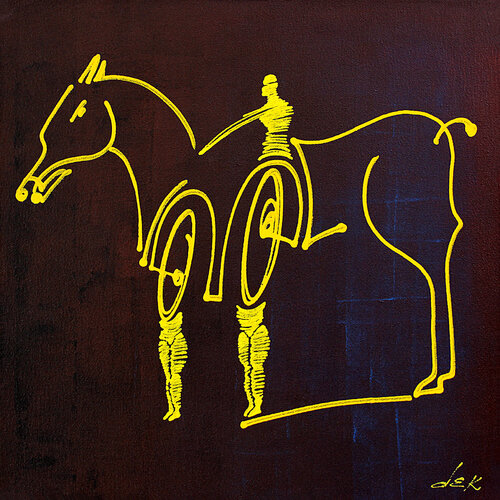 little horse von Dek, Malerei kaufen auf Singulart