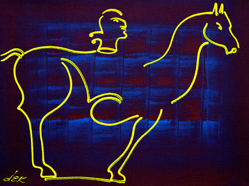 little horse von Dek, Malerei kaufen auf Singulart