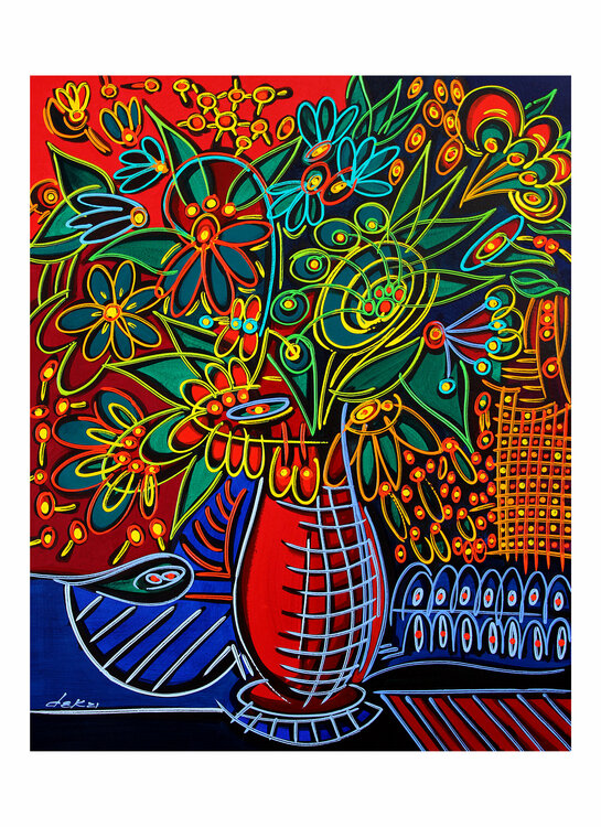 the red vase II Dek