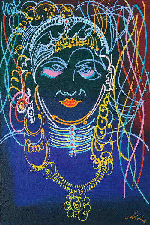 face in the carnival Dek