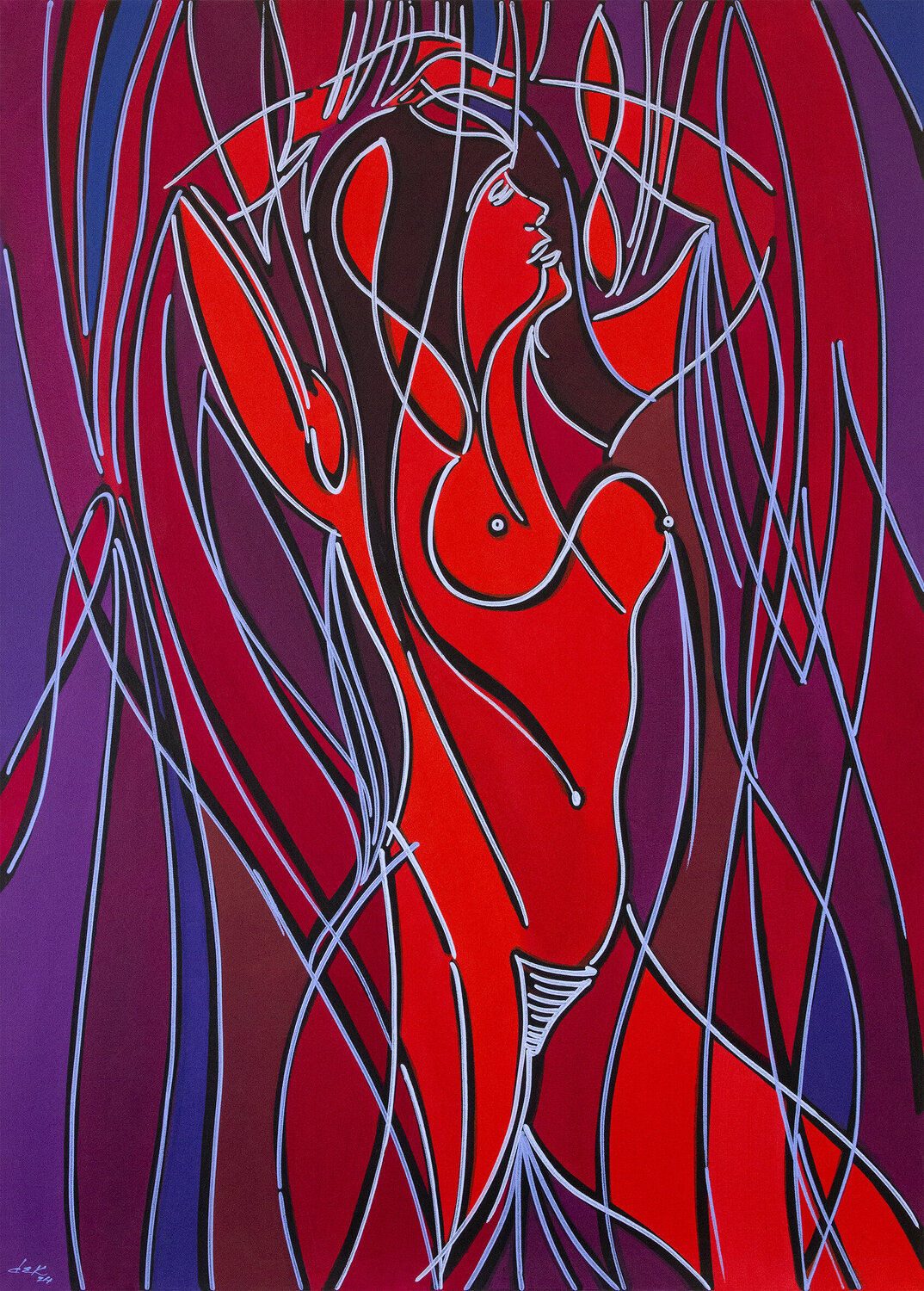 nude in the bath Dek