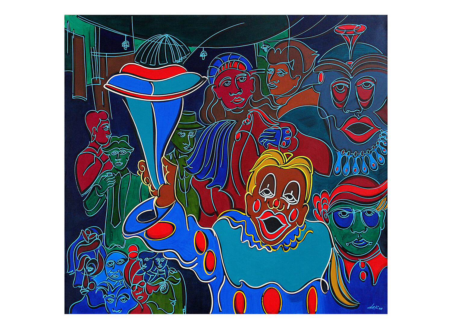 the lonely clown Dek