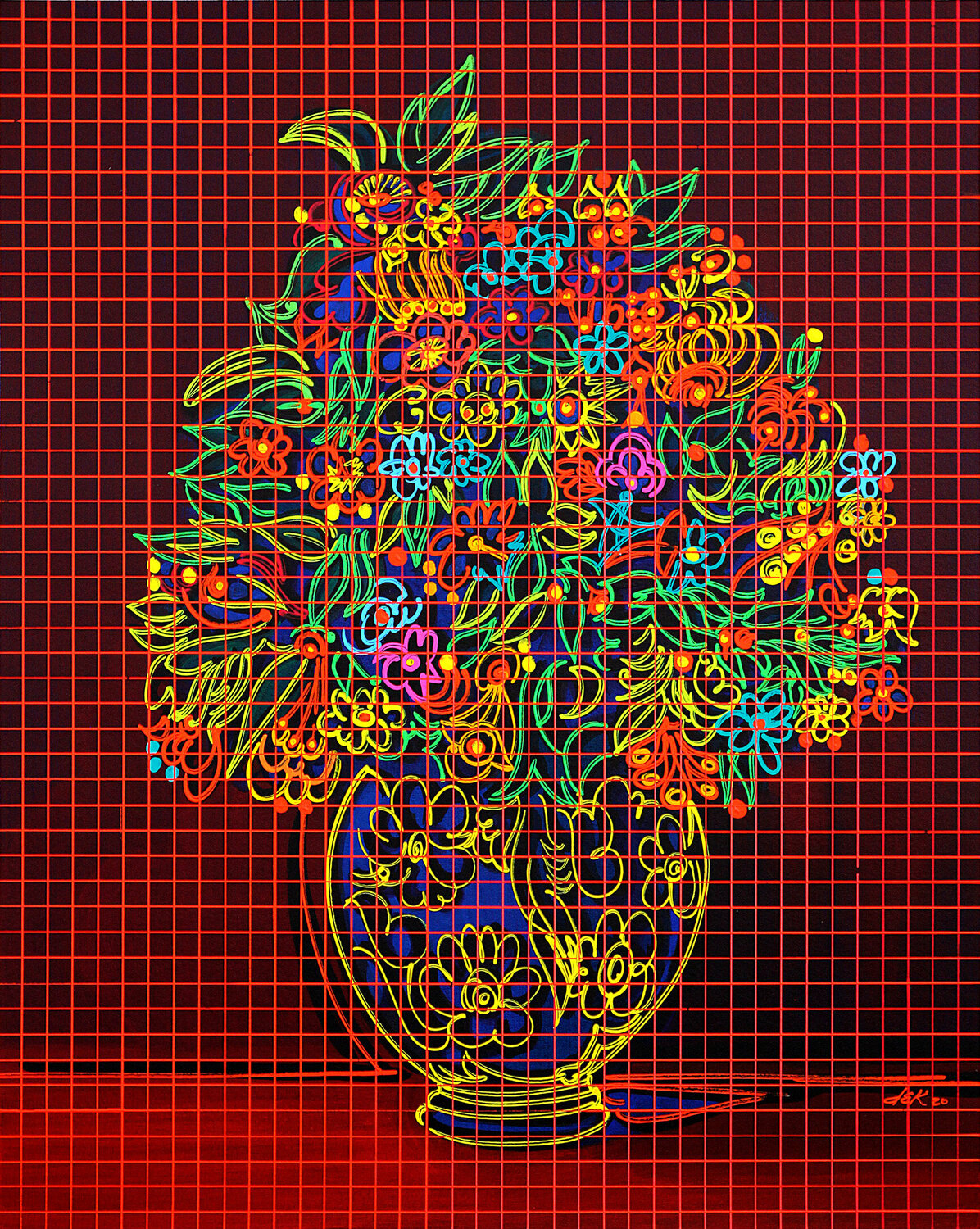 the neon vase Dek