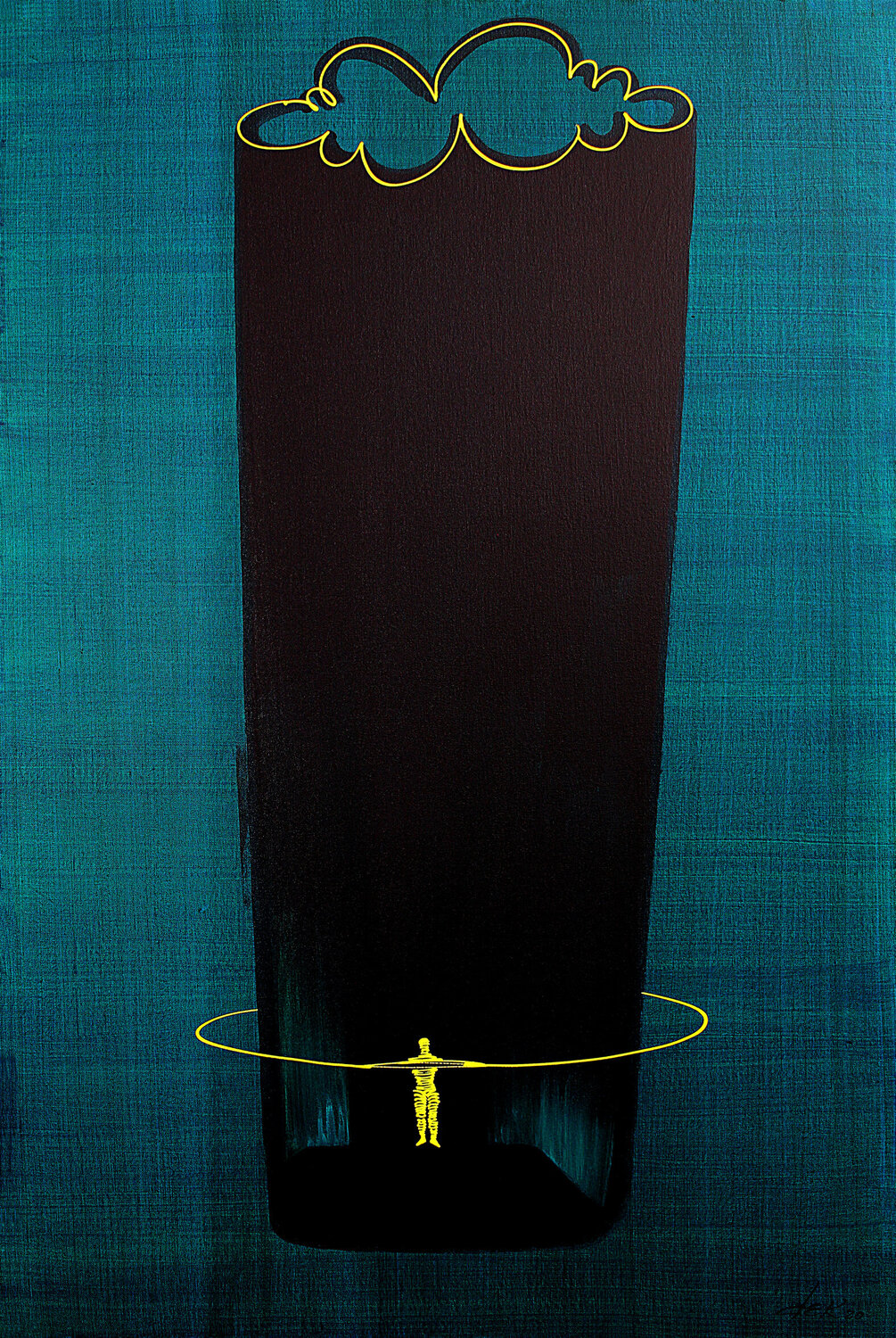 figure on stage Dek