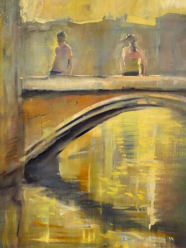 The Golden Hour - Venezia van Gregg Chadwick, Schilderij te koop op Singulart