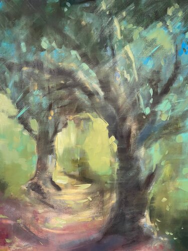 Big Sur - Pfeiffer Oaks van Gregg Chadwick, Schilderij te koop op Singulart