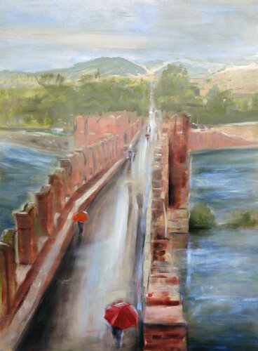 Ponte di Castelvecchio (Verona) van Gregg Chadwick, Schilderij te koop op Singulart