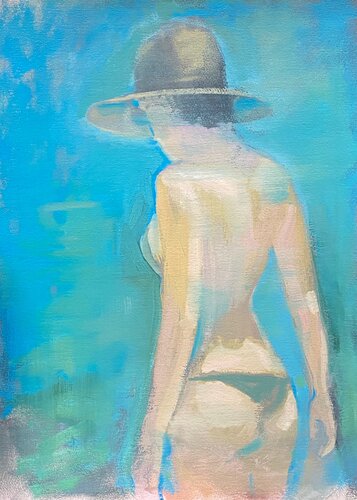 Enter the Blue von Gregg Chadwick, Malerei kaufen auf Singulart