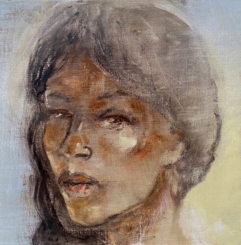 The Boxer's Daughter (Erika) van Gregg Chadwick, Schilderij te koop op Singulart
