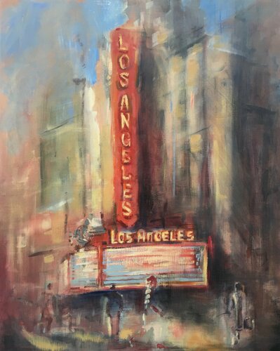 Los Angeles Theatre van Gregg Chadwick, Schilderij te koop op Singulart