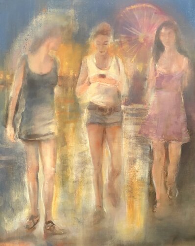 Three Secrets (Carnival Light) von Gregg Chadwick, Malerei kaufen auf Singulart