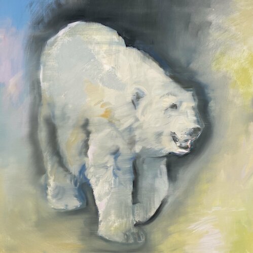 Northern Lights (Sea Bear) von Gregg Chadwick, Malerei kaufen auf Singulart