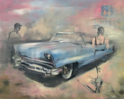 Route 66 di Gregg Chadwick, Pittura in vendita su Singulart