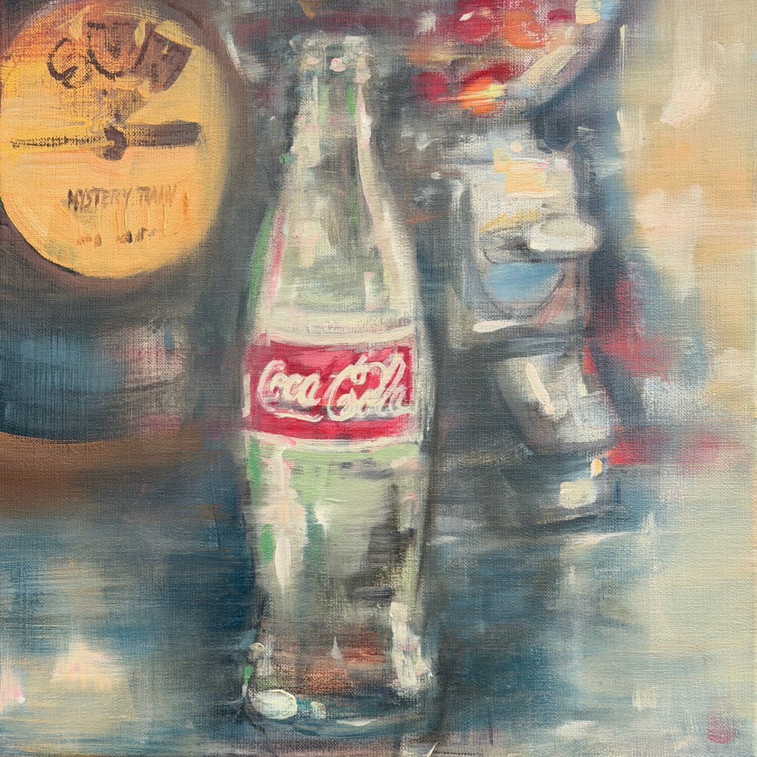 Memphis Sugar (Gumball, Coke, Mystery Train) Gregg Chadwick Originalgemälde zu verkaufen