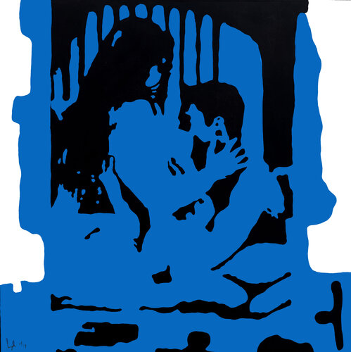 Blue Night by Angelo Makula, Painting for Sale on Singulart