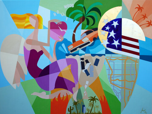 Los Angeles 2025 von Angelo Makula, Malerei kaufen auf Singulart