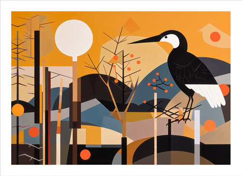 Birdy 9 by Angelo Makula, Painting for Sale on Singulart