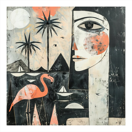 Exotic Girl di Angelo Makula, Pittura in vendita su Singulart