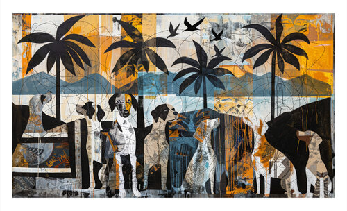 Happy Dogday von Angelo Makula, Malerei kaufen auf Singulart